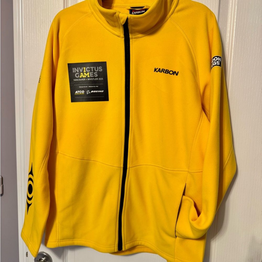 2025 Invictus Games Men’s Zip Up Fleece Jacket